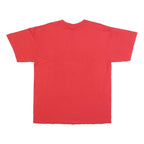 GILDAN Mens Red Durango Volleyball Graphic T-Shirt L Crew Neck Short Sleeve