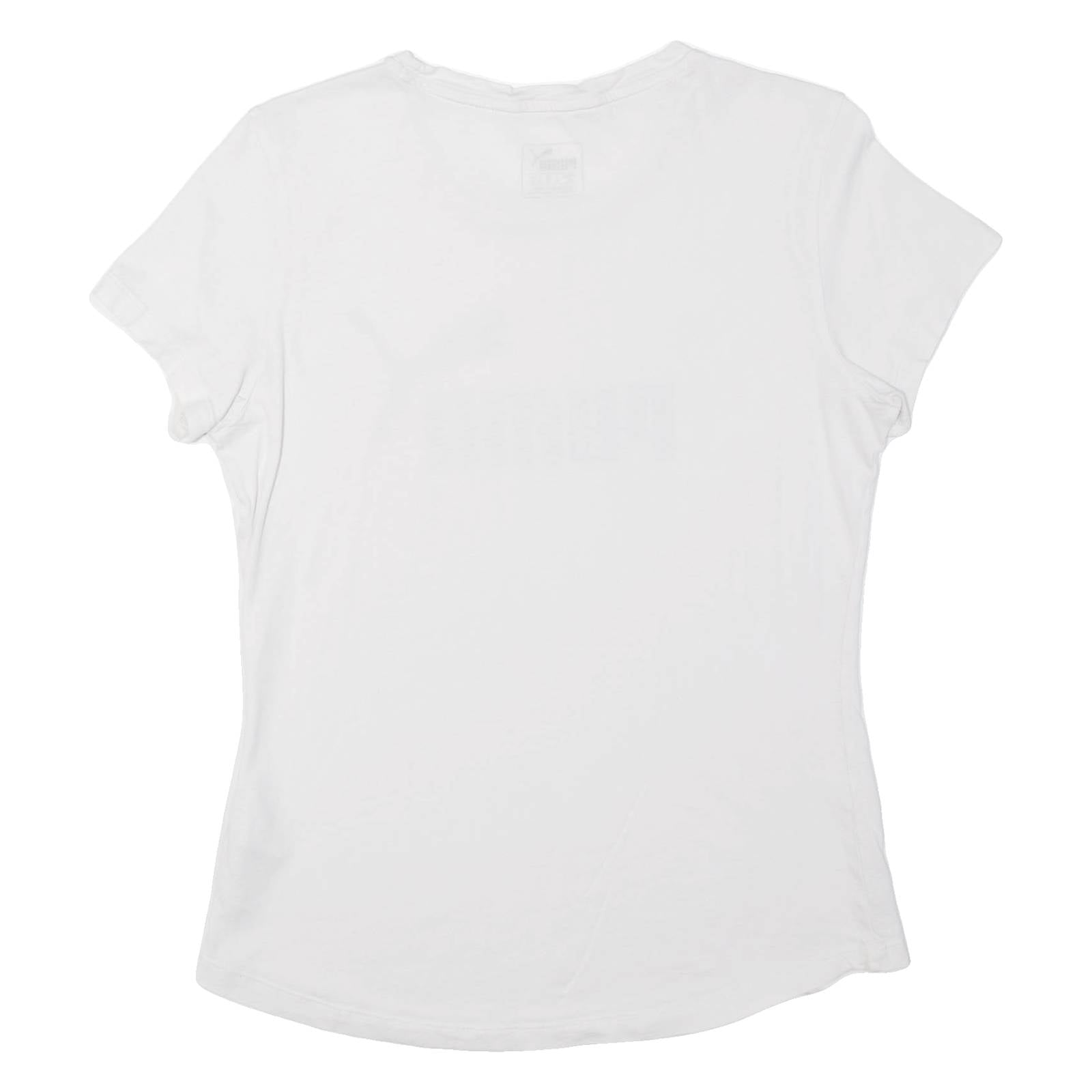 PUMA Womens T-Shirt White UK 10