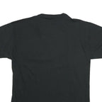 RUSSELL ATHLETIC Mens Black Marlins Graphic T-Shirt M Short Sleeve Crew Neck