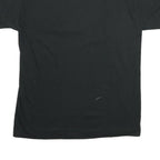 RUSSELL ATHLETIC Mens Black Marlins Graphic T-Shirt M Short Sleeve Crew Neck