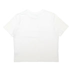 FILA Womens White Modern T-Shirt M Short Sleeve Crew Neck Logo