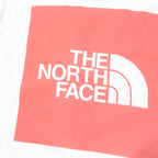 THE NORTH FACE Mens White Long Sleeve Crew Neck Logo T-Shirt L Cotton Blend