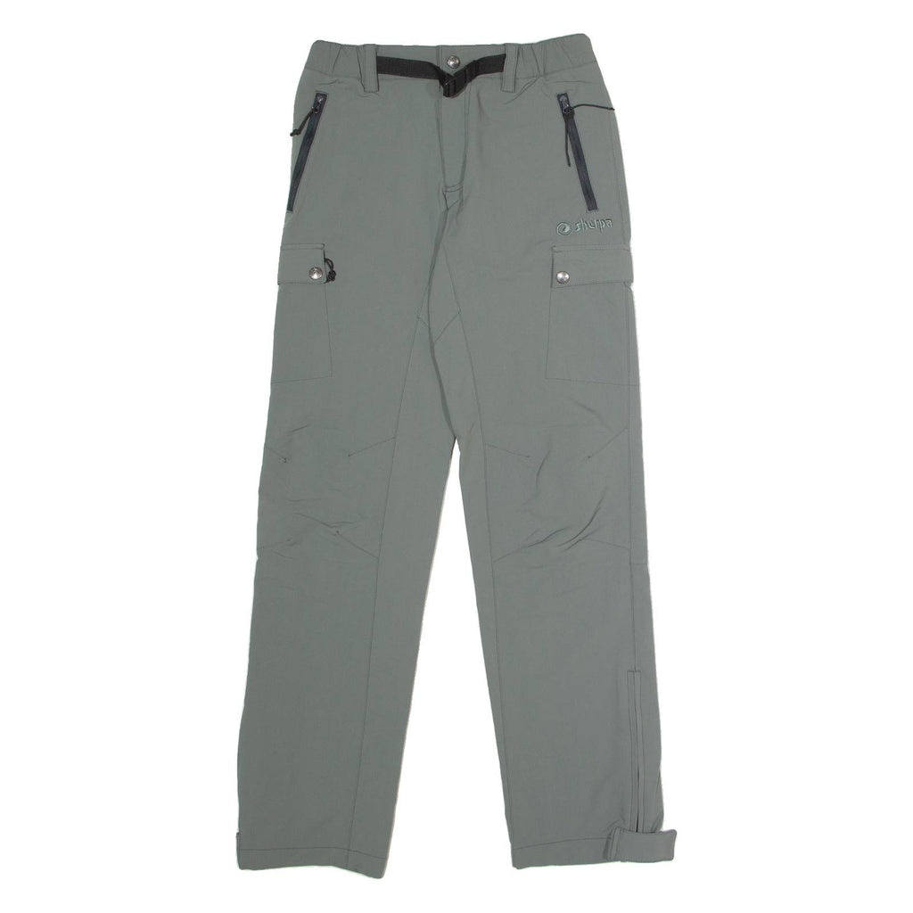 SHERPA Outdoor Cargo Womens Trousers Grey Regular Straight W26 L32