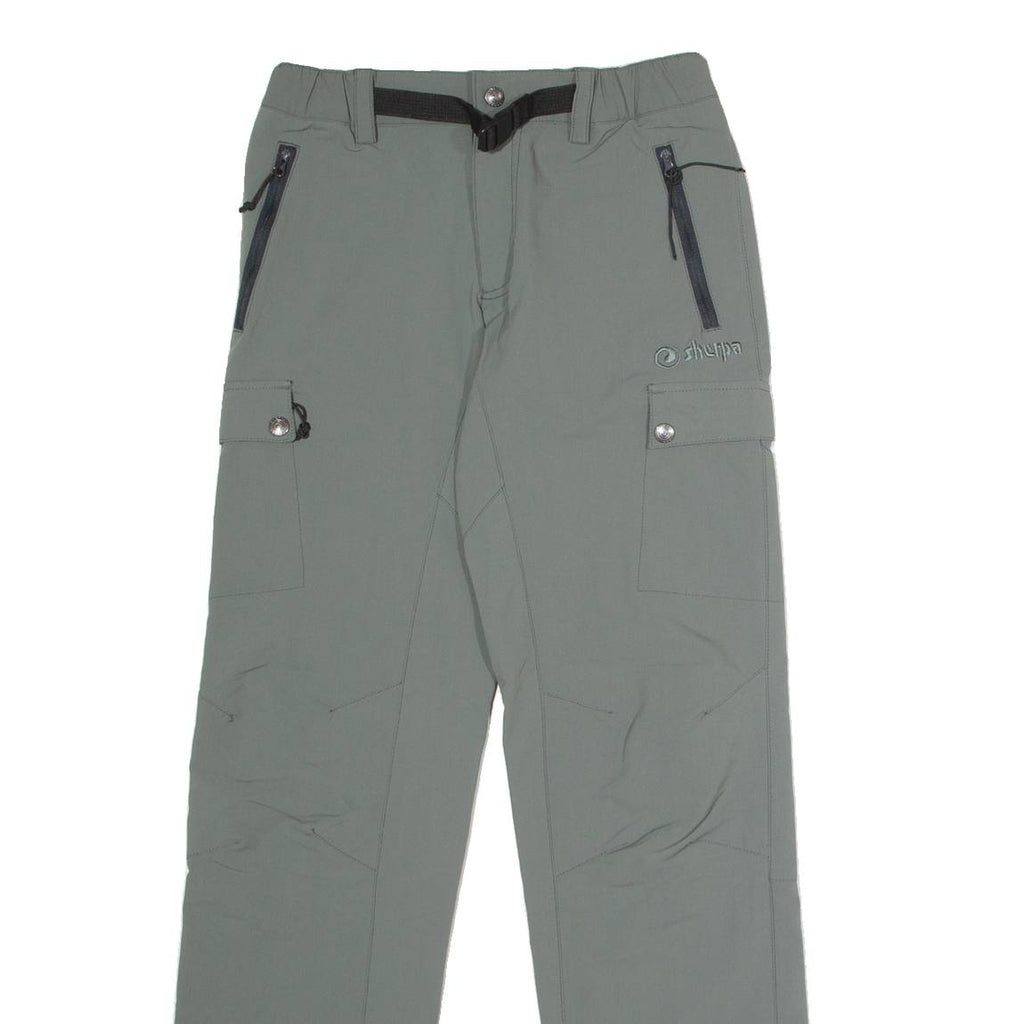 SHERPA Outdoor Cargo Womens Trousers Grey Regular Straight W26 L32