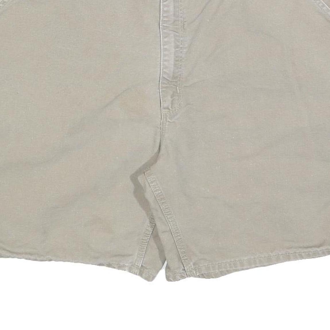 CARHARTT Mens Shorts Beige Casual Regular XL W40 Cotton Blend Workwear