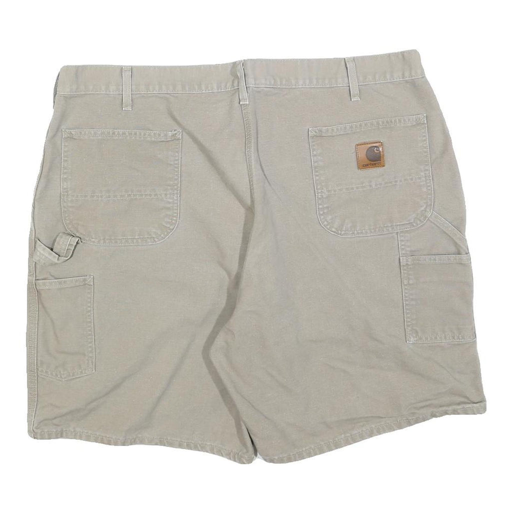 CARHARTT Mens Shorts Beige Casual Regular XL W40 Cotton Blend Workwear