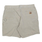 CARHARTT Mens Shorts Beige Casual Regular XL W40 Cotton Blend Workwear