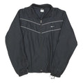 NIKE Mens Black Jacket XL Polyester Blend Zip Plain Sportswear Activewear