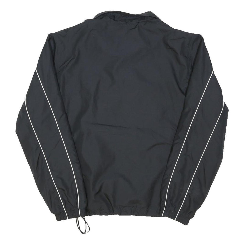 NIKE Mens Black Jacket XL Polyester Blend Zip Plain Sportswear Activewear