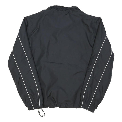 NIKE Mens Black Jacket XL Polyester Blend Zip Plain Sportswear Activewear