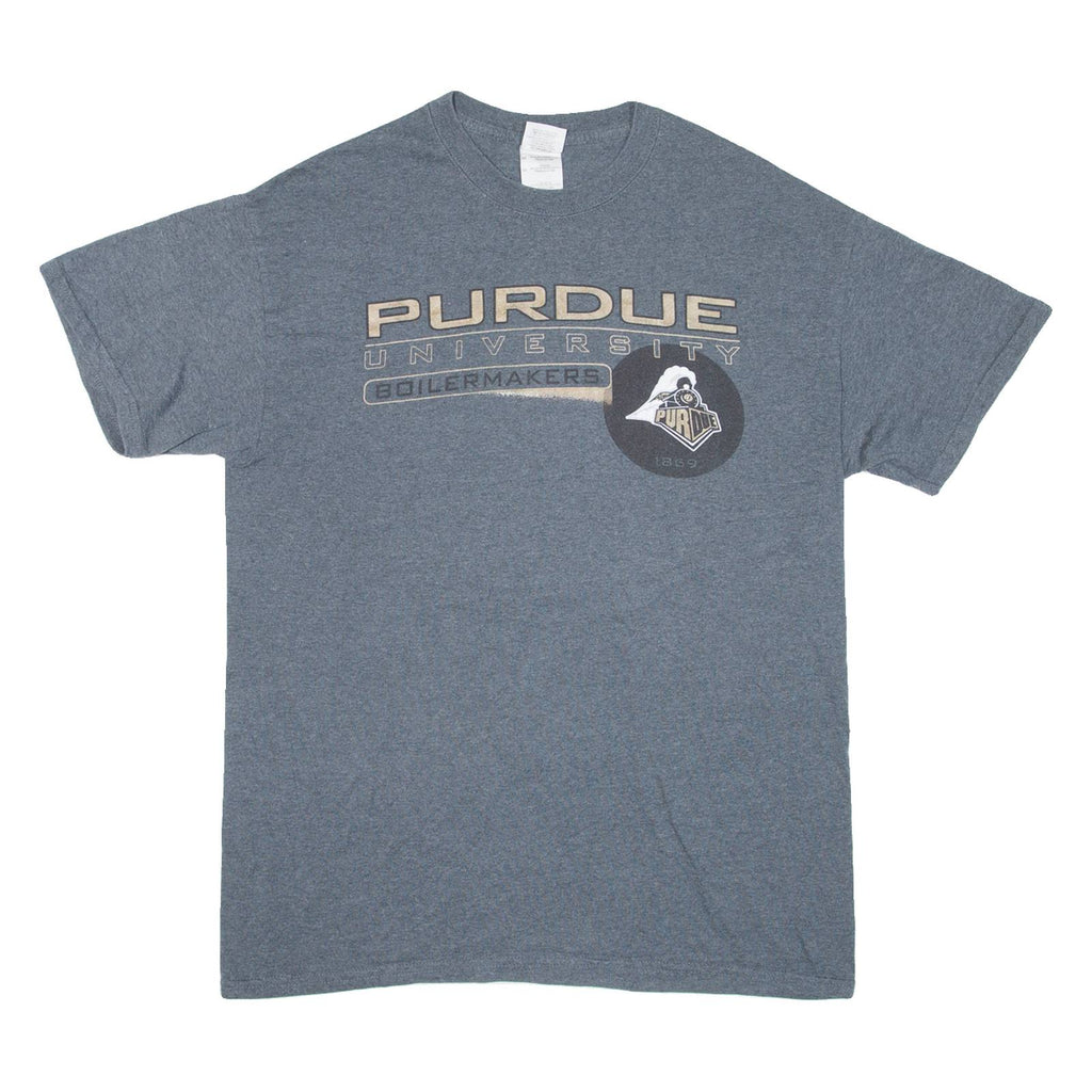 GILDAN Purdue University Boilmakers Mens T-Shirt Grey USA M