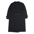 DEL MOD Womens Black Classic Long Sleeve Button Closure Cotton Blend Jacket L