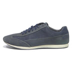 BOSS Mens Navy Blue Synthetic Low Top Trainers UK 8 Smart Casual Footwear