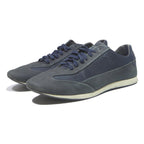 BOSS Mens Navy Blue Synthetic Low Top Trainers UK 8 Smart Casual Footwear