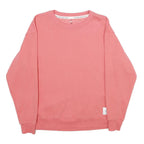 CALVIN KLEIN PERFORMANCE Womens Pink XS Crew Neck Cotton Blend Sweatshirt