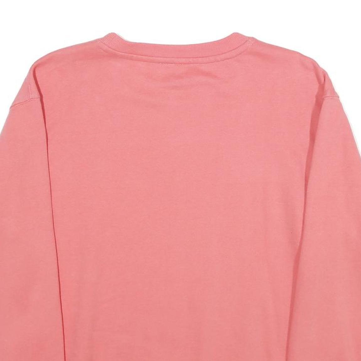 CALVIN KLEIN PERFORMANCE Womens Pink XS Crew Neck Cotton Blend Sweatshirt