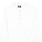 BOGNER Womens White Basic Shirt Long Sleeve Collared M Button Casual Top