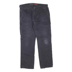DICKIES Mens Jeans Black Regular Straight Denim Medium W38 L30 Workwear Pants