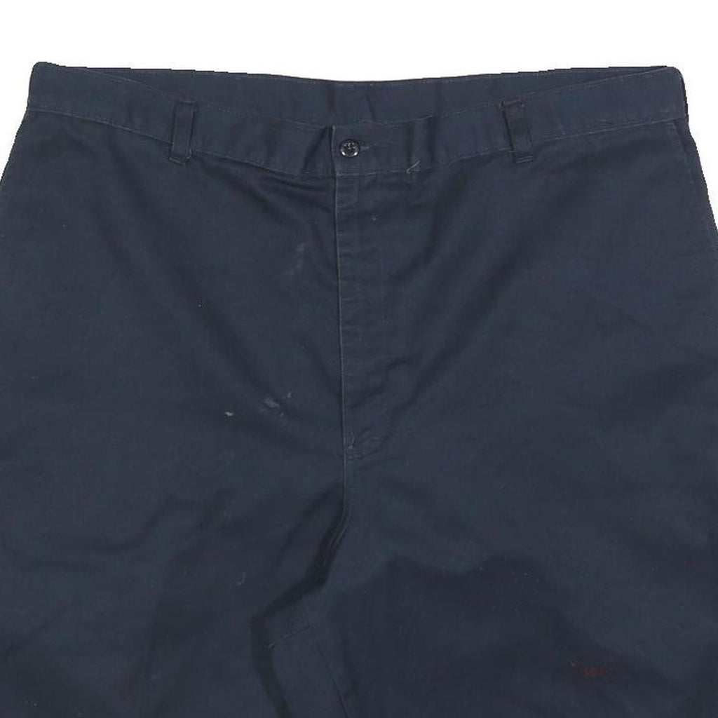 DICKIES Mens Shorts Navy Casual Cotton Blend 2XL W40 Workwear Utility