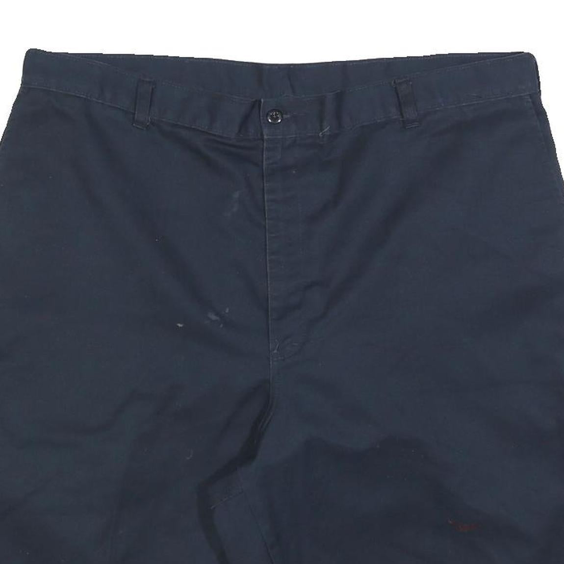 DICKIES Mens Shorts Navy Casual Cotton Blend 2XL W40 Workwear Utility