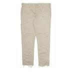 DICKIES Workwear Mens Trousers Beige Regular Straight W36 L29
