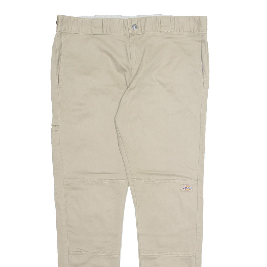 DICKIES Workwear Mens Trousers Beige Regular Straight W36 L29