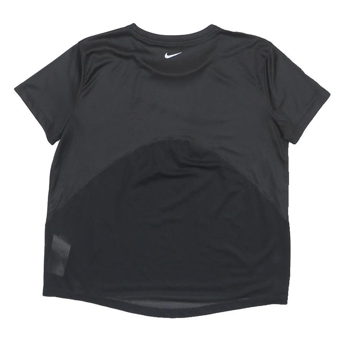 NIKE Mens Black Running T-Shirt M Short Sleeve Crew Neck Sports Training Top