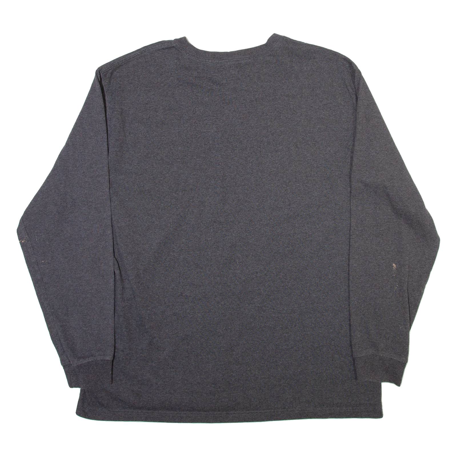 CARHARTT Mens T-Shirt Grey Long Sleeve XL
