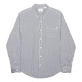 TIMBERLAND Mens Blue & White Check Shirt L Casual Button-Down Long Sleeve Cotton