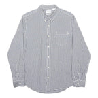 TIMBERLAND Mens Blue & White Check Shirt L Casual Button-Down Long Sleeve Cotton