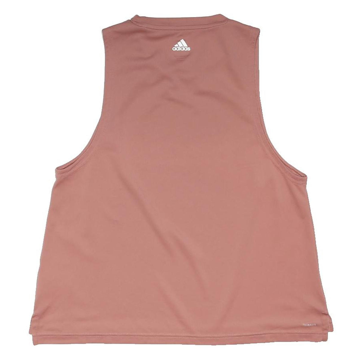 ADIDAS Womens Pink Sleeveless T-Shirt L Crew Neck Polyester Blend Sports Vest