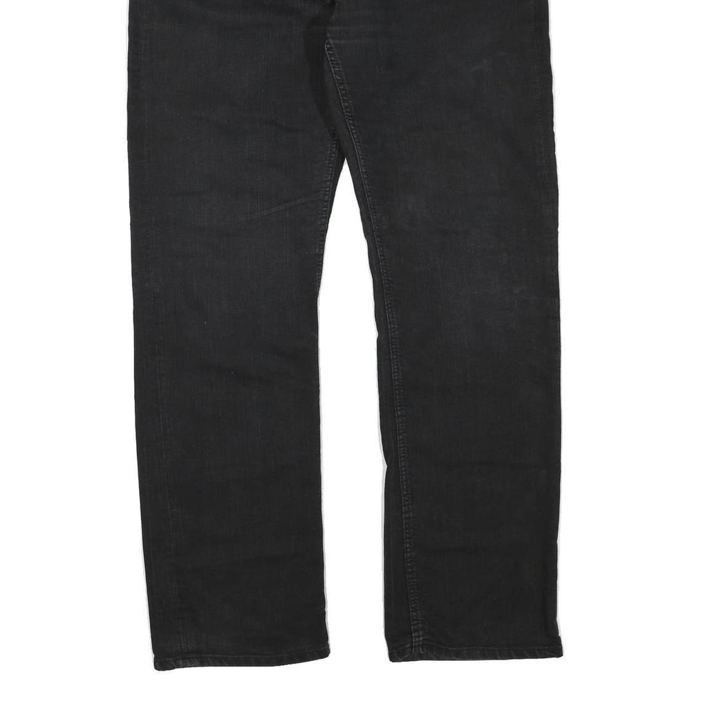 LEE COOPER Womens Regular Black Cotton Blend Denim Jeans W34 L32 Classic Style
