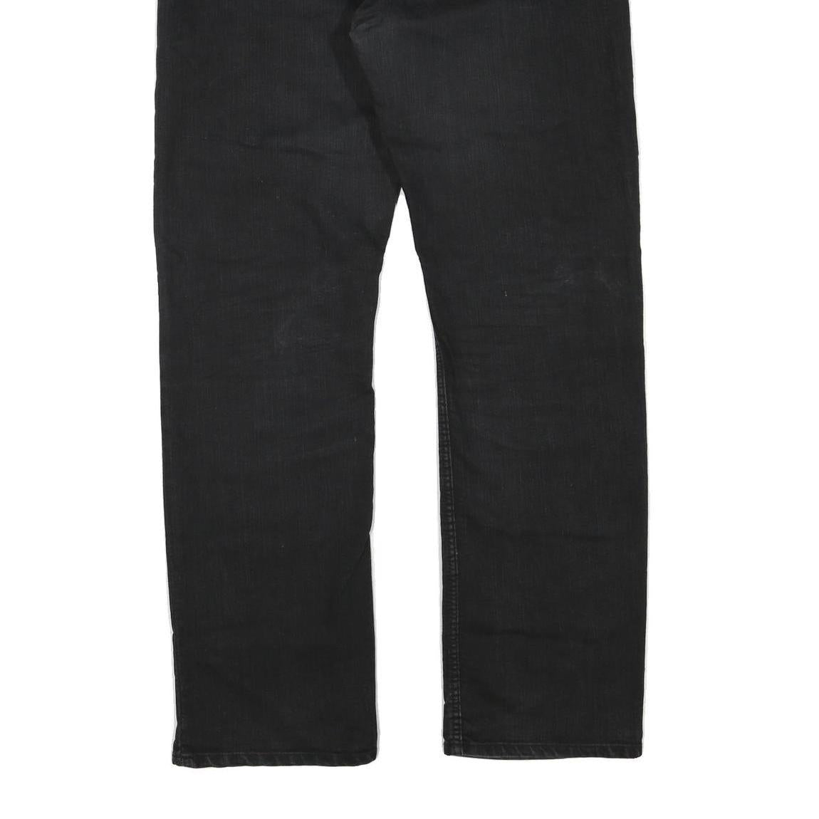 LEE COOPER Womens Regular Black Cotton Blend Denim Jeans W34 L32 Classic Style