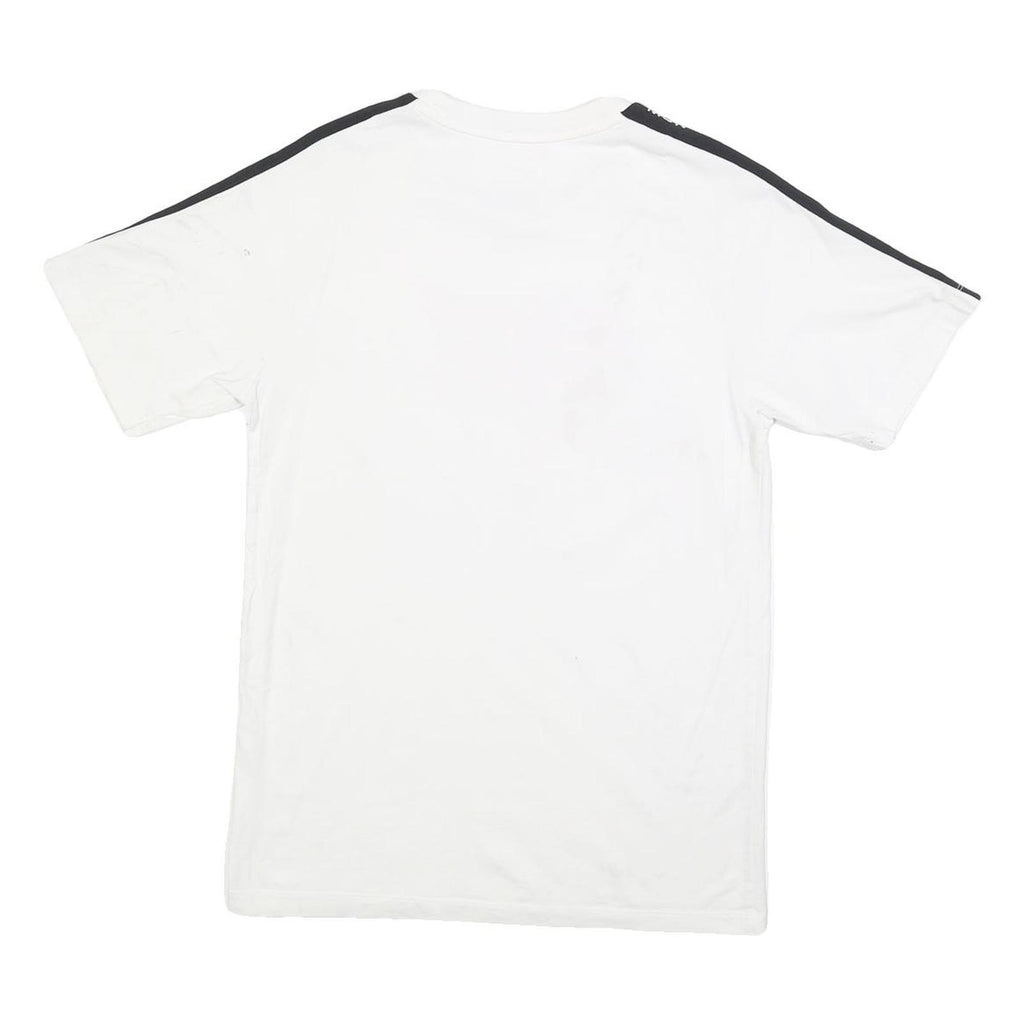 NIKE Mens White & Red Graphic T-Shirt S Short Sleeve Crew Neck Sportswear