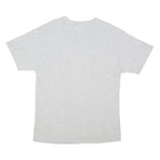 CHAMPION Mens Grey Graphic Print T-Shirt L Short Sleeve Crew Neck Casual Cotton