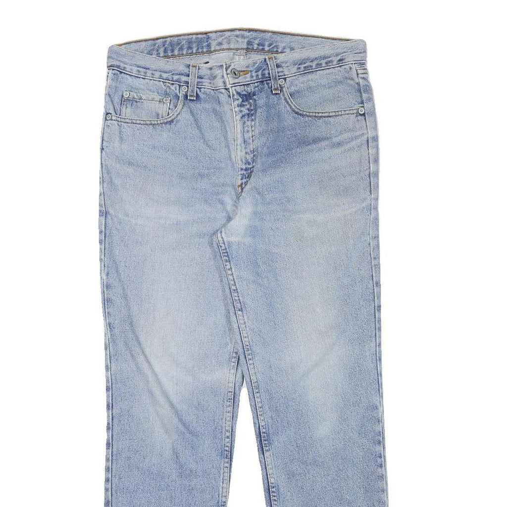 LEVI'S Mens Slim Blue Denim Light Wash Jeans W32 L28 Classic Zip Pocket