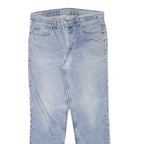 LEVI'S Mens Slim Blue Denim Light Wash Jeans W32 L28 Classic Zip Pocket