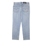 LEVI'S Mens Slim Blue Denim Light Wash Jeans W32 L28 Classic Zip Pocket