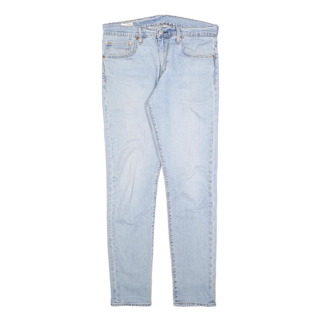 LEVI'S 512 BIG E Mens Jeans Blue Slim Skinny Denim Light W32 L32 Cotton Blend