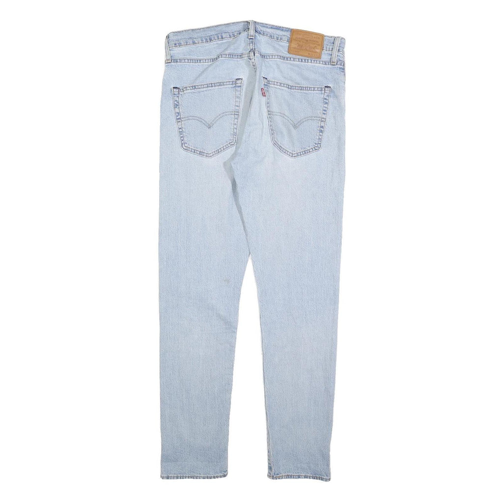 LEVI'S 512 BIG E Mens Jeans Blue Slim Skinny Denim Light W32 L32 Cotton Blend