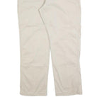 CARHARTT Mens Cotton Blend Beige Relaxed Straight Trousers W40 L32 Workwear