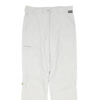 SCHOFFEL Womens Polyamide White Regular Fit Trousers W34 L34 Outdoor Comfort