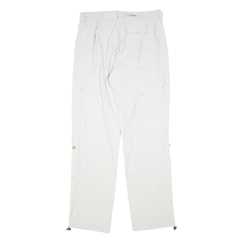 SCHOFFEL Womens Polyamide White Regular Fit Trousers W34 L34 Outdoor Comfort