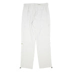 SCHOFFEL Womens Polyamide White Regular Fit Trousers W34 L34 Outdoor Comfort