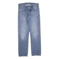 CARHARTT Mens Regular Fit Blue Denim Jeans W31 L34 Classic Zip Closure