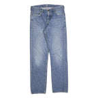 CARHARTT Mens Regular Fit Blue Denim Jeans W31 L34 Classic Zip Closure