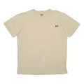 DICKIES Mens Beige Pocket T-Shirt XL Short Sleeve Crew Neck Cotton Blend Casual