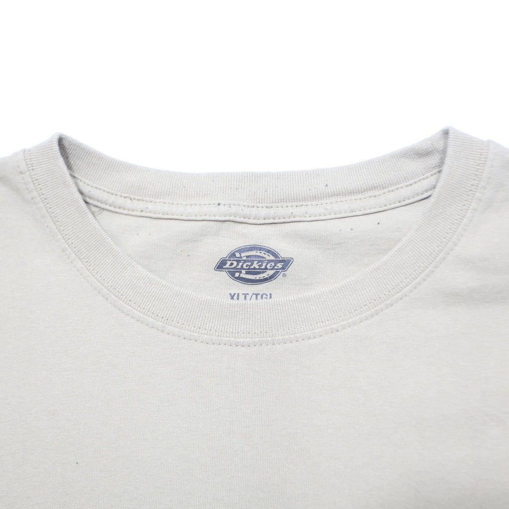 DICKIES Mens Beige Pocket T-Shirt XL Short Sleeve Crew Neck Cotton Blend Casual