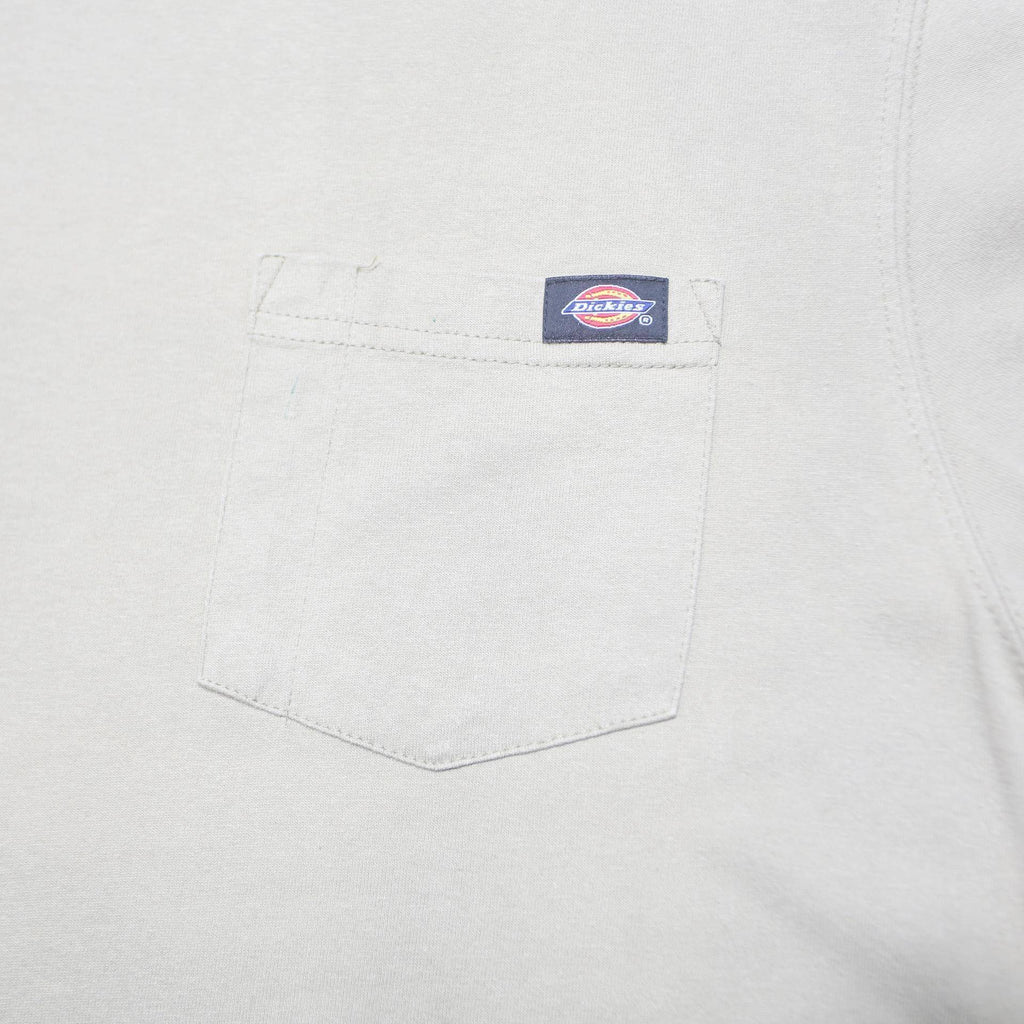 DICKIES Mens Beige Pocket T-Shirt XL Short Sleeve Crew Neck Cotton Blend Casual