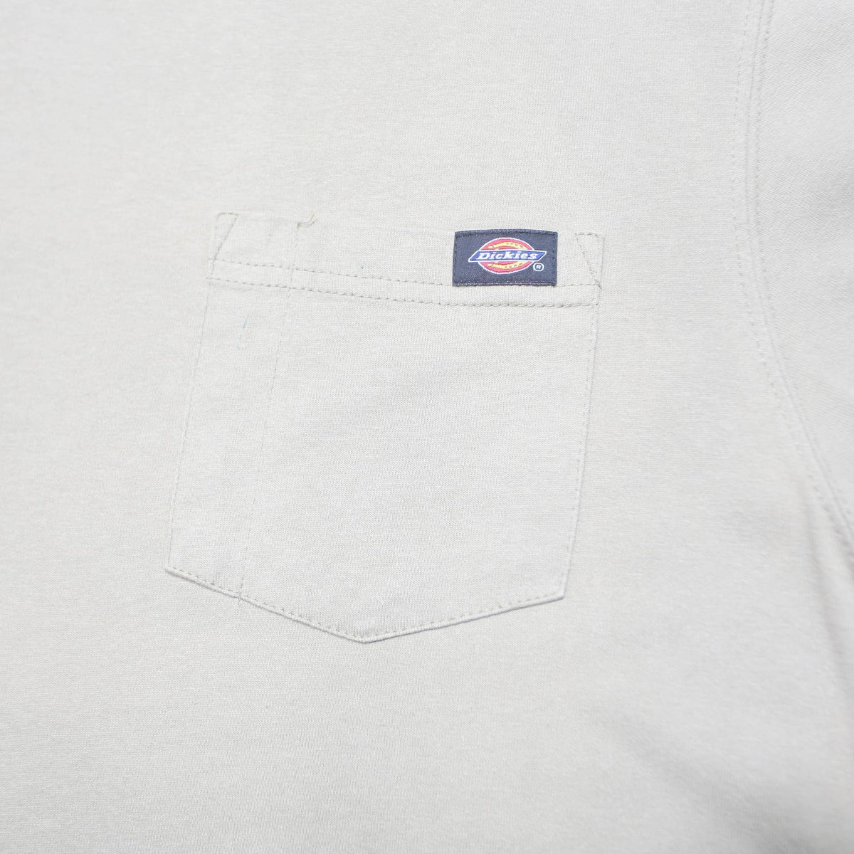 DICKIES Mens Beige Pocket T-Shirt XL Short Sleeve Crew Neck Cotton Blend Casual